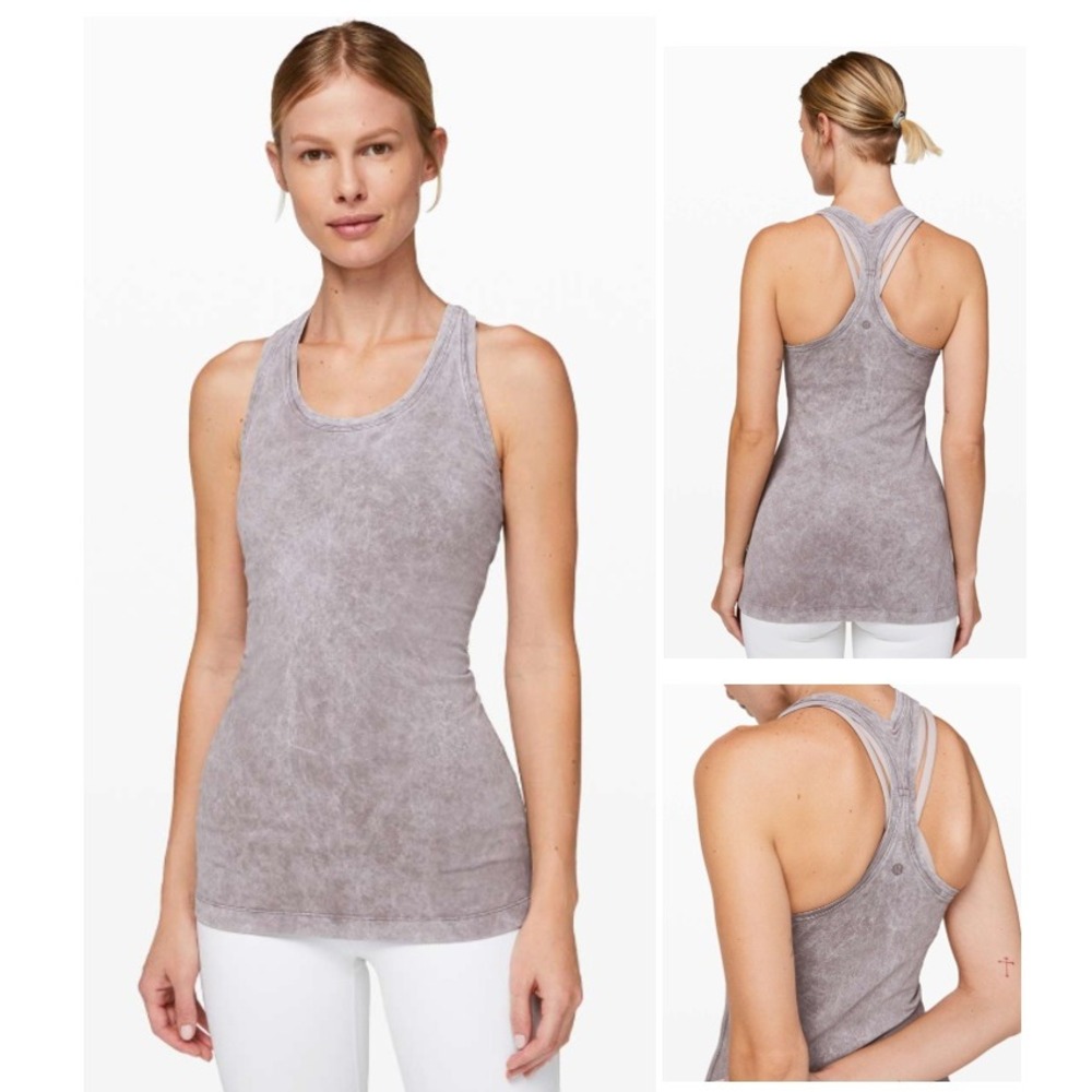 Lululemon Cool Racerback‎ II Dye in Washed Half Moon Size 8